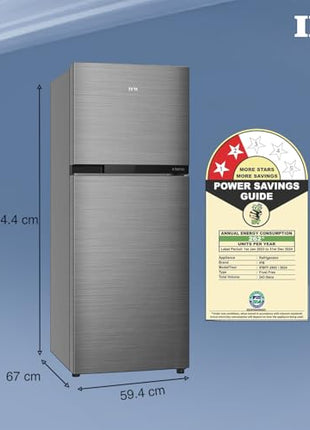 IFB 243L 2 Star Frost Free inverter with Double Door Refrigerator (IFBFF-2902NBSE, Brush Grey) 7 in 1 Multi Mode with 360 Degree Cooling 