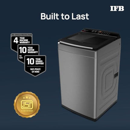 IFB 7.5 Kg 5 Star with DeepClean® Technology, AI Powered, Fully Automatic Top Load Washing Machine (TL751MS2S, PowerSteam®, Inbuilt Heater, Mystic Silver) 