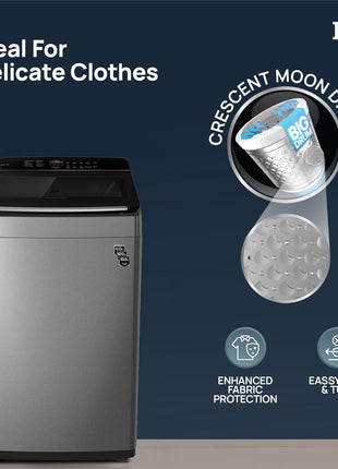 IFB 7.5 Kg 5 Star with DeepClean® Technology, AI Powered, Fully Automatic Top Load Washing Machine (TL751MS2S, PowerSteam®, Inbuilt Heater, Mystic Silver) 
