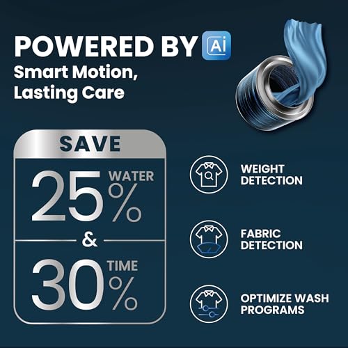IFB 7 Kg 5 Star Powered by AI with 9 Swirl Wash, WiFi, Fully Automatic Front Load Washing Machine (SERENA GXN 7012, Steam Refresh Program with Eco Inverter, Grey) 