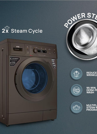 IFB 7 Kg 5 Star with 2X Power Steam, AI Powered, Fully Automatic Front Load Washing Machine (DIVA AQUA MXS 7010, In-built Heater, Mocha) 
