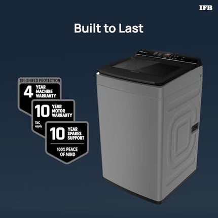 IFB 7 Kg 5 Star with Deep Clean® Technology, AI Powered, Fully Automatic Top Load Washing Machine (TL701MG1, ActivMix, Aqua Energie, Med Grey) 