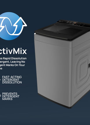 IFB 7 Kg 5 Star with Deep Clean® Technology, AI Powered, Fully Automatic Top Load Washing Machine (TL701MG1, ActivMix, Aqua Energie, Med Grey) 