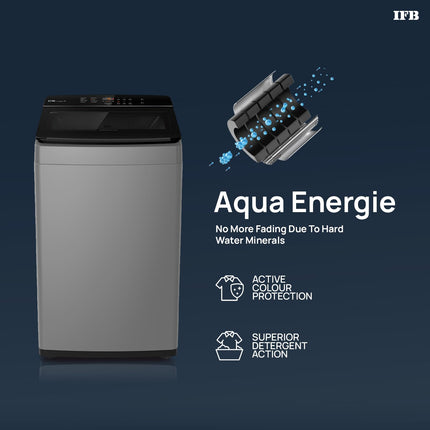 IFB 7 Kg 5 Star with Deep Clean® Technology, AI Powered, Fully Automatic Top Load Washing Machine (TL701MG1, ActivMix, Aqua Energie, Med Grey) 