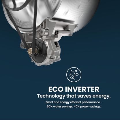 IFB 8 Kg 5 Star Powered by AI with 9 Swirl Wash, WiFi, Fully Automatic Front Load Washing Machine (Senator GXN 8012, Steam Refresh Program with Eco Inverter, Grey) 