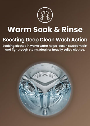 IFB 9 Kg 5 Star, DeepClean® Technology, AI Powered, WiFi, Fully Automatic Front Load Washing Machine (EXECUTIVE MXN 9014K CMS, PowerSteam®, 9 Swirl, Steam Refresh, Inbuilt Heater, Eco Inverter, Mocha) 