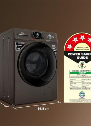 IFB 9 Kg 5 Star, DeepClean® Technology, AI Powered, WiFi, Fully Automatic Front Load Washing Machine (EXECUTIVE MXN 9014K CMS, PowerSteam®, 9 Swirl, Steam Refresh, Inbuilt Heater, Eco Inverter, Mocha) 