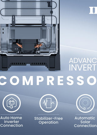 IFB Smart Choice 187L 4 Star Direct Cool Advanced Inverter Single Door Refrigerator (IFBDC-2134DBNED, Divine Bliss-Blue, Humidity Controller, Extraordinary Space with Base Drawer) 