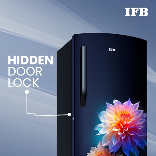 IFB Smart Choice 187L 4 Star Direct Cool Advanced Inverter Single Door Refrigerator (IFBDC-2134DBNED, Divine Bliss-Blue, Humidity Controller, Extraordinary Space with Base Drawer) 