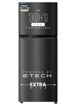 IFB Smart Choice 241L 3 Star Tru Convertible 10-in-1 Advanced Inverter Frost Free Double Door Refrigerator (IFBFF-2913DKSET, Metal Black, 360 Degree Cooling, Extraordinary Space) 