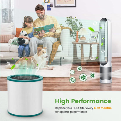 ILoveCleanAir Air Purifier Replacement Filter Compatible with Dyson Tower Purifier Pure Cool Link TP01, TP02, TP03, BP01, AM07, AM09, AM011 Compare to Part 968126-03 