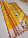 Yellow Kanchipuram Silk Sarees