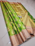 Yellow Kanchipuram Silk Sarees 
