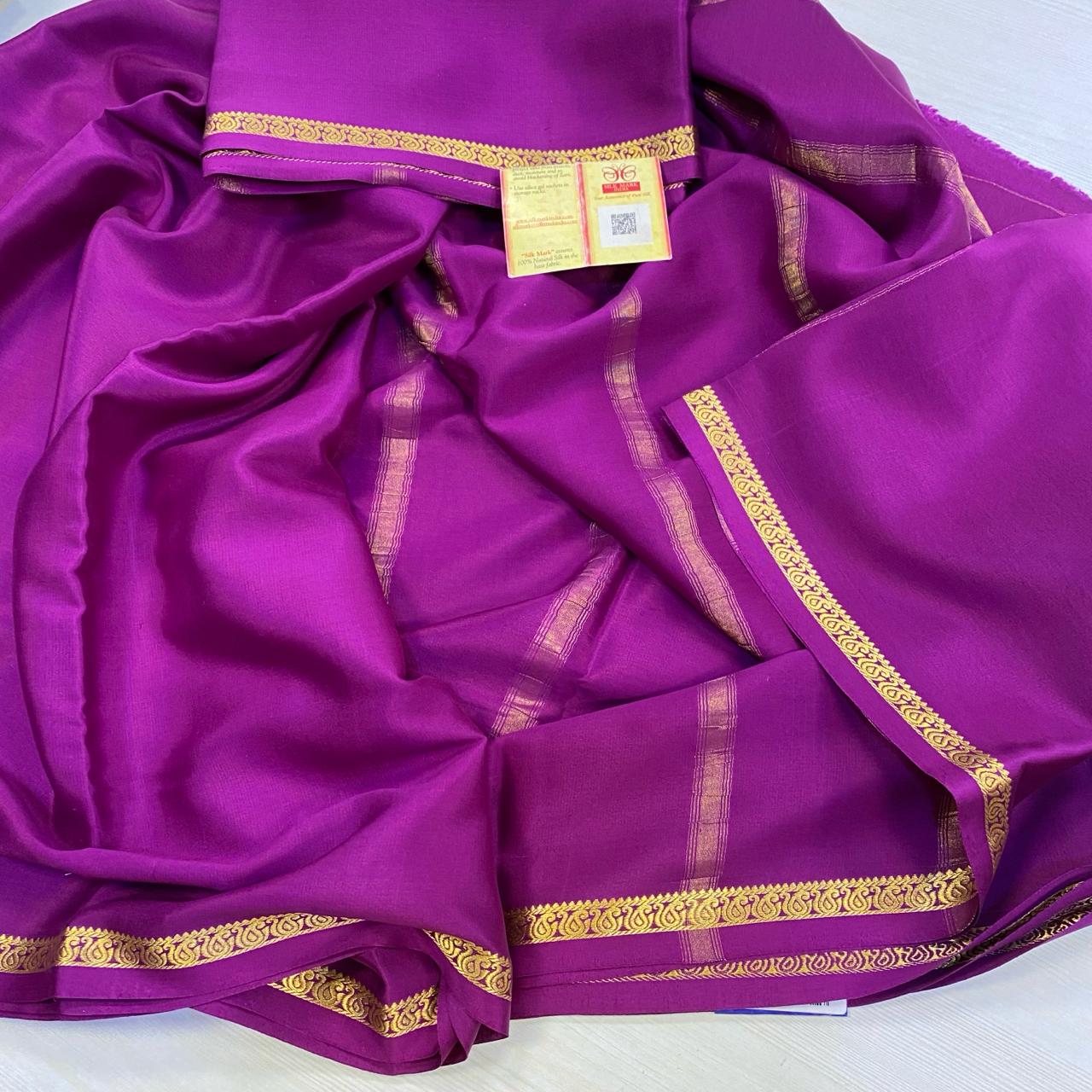 Pure Mysore Crepe Silk 