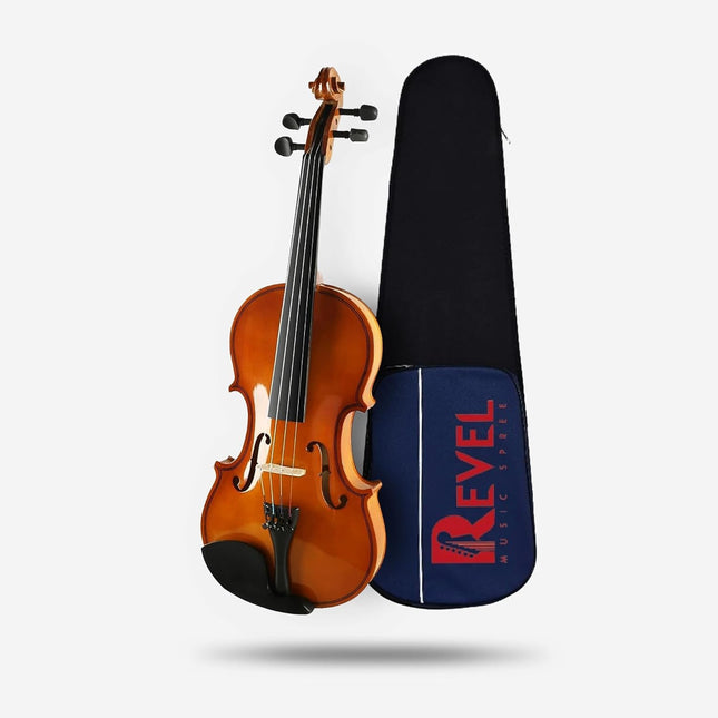 INTERN INT-PVK-01 4/4 Acoustic Violin with Bow, Case & Rosin | Professional Wooden Violin for Beginners & Adults | Premium Music Instrument for Students, Practice & Stage Performance 