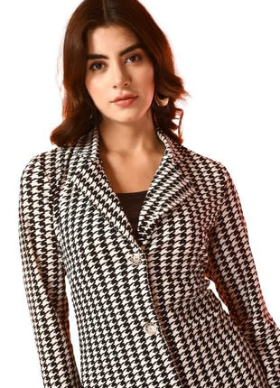 IUGA Women Jacket Style Full Sleeve Pink Blazer 