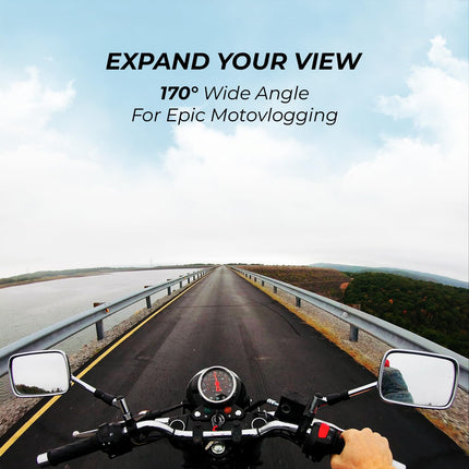 IZI ONE Plus 5K 48MP Action Camera - 6-Axis Gyro Stabilization, 110ft Waterproof, Vlogging, 170° FOV, WiFi, Dual Touch Screen Video Camera, 2X 1350mAh Batteries, Fast C-Type Charge HQ External Mic. 