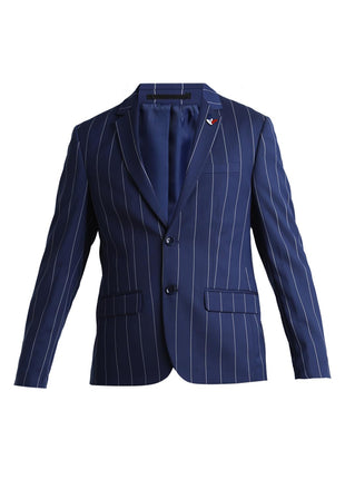 JACK & JONES Mens Blue Slim Fit Blazer 