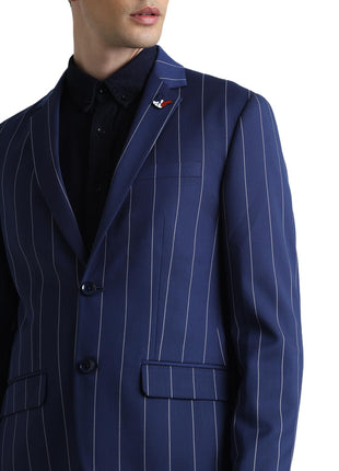 JACK & JONES Mens Blue Slim Fit Blazer 