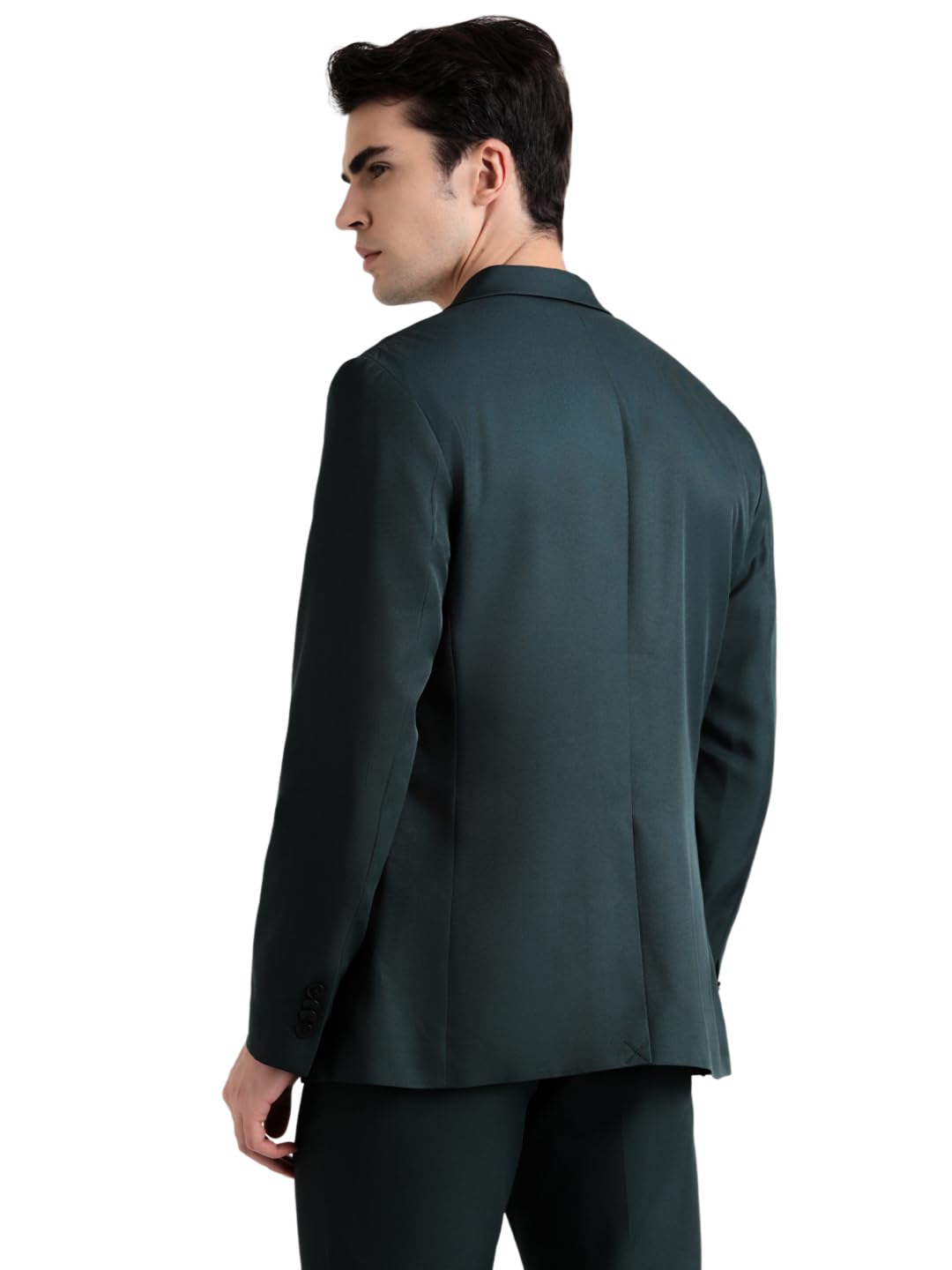 JACK & JONES Slim Fit Blazer(12250242_Darkest Spruce_52) 