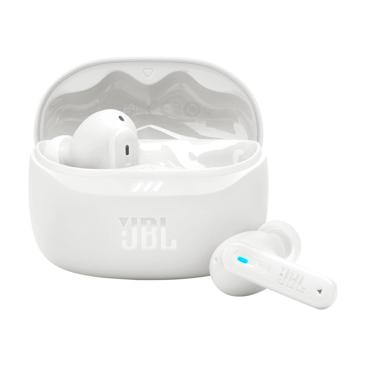 JBL New Launch Tune Beam 2 TWS, ANC Earbuds, 48Hr Playtime,Dual Connect, Ambient Aware, Relax Mode, Customized EQ with Headphones App, 6 Mics for Clear Calls, Spatial Sound, Personi-Fi 3.0 (White) 