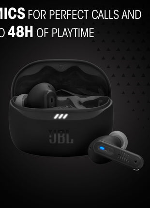 JBL New Launch Tune Beam 2 TWS, ANC Earbuds, 48Hr Playtime,Dual Connect, Ambient Aware, Relax Mode, Customized EQ with Headphones App, 6 Mics for Clear Calls, Spatial Sound, Personi-Fi 3.0 (White) 