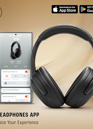 JBL Tour One M3 Award Winning Wireless Over Ear Headphones with ANC 2.0, Hi-Res LDAC Audio,Spatial 360 Sound, 8 Mics - Perfect Calls with Crystal AI,70Hrs Playback, Black 