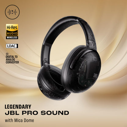 JBL Tour One M3 Award Winning Wireless Over Ear Headphones with ANC 2.0, Hi-Res LDAC Audio,Spatial 360 Sound, 8 Mics - Perfect Calls with Crystal AI,70Hrs Playback, Black 