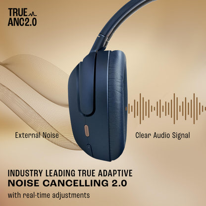 JBL Tour One M3 Award Winning Wireless Over Ear Headphones with ANC 2.0, Hi-Res LDAC Audio,Spatial 360 Sound, 8 Mics - Perfect Calls with Crystal AI,70Hrs Playback, Blue 