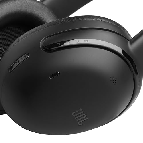 JBL Tour One M3 - Smart Transmitter Wireless Over Ear Headphones with ANC 2.0, Hi-Res LDAC Audio,Spatial 360 Sound, 8 Mics - Perfect Calls with Crystal AI,70Hrs Playback, Black 