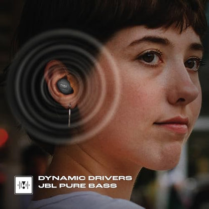 JBL Wave Buds 2 Ear Buds Wireless BluetoothV5.3, Active Noise Cancellation EarBuds,Multi Connect, App for Customized Extra Bass Eq, Relax Mode,Speed Charge, 40H Playback, Fast Pair, 4 Mics,IP54(Black) 