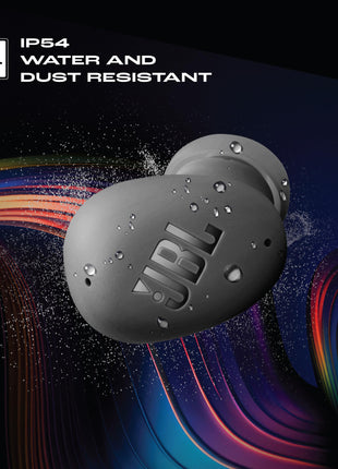 JBL Wave Buds 2 Ear Buds Wireless BluetoothV5.3, Active Noise Cancellation EarBuds,Multi Connect, App for Customized Extra Bass Eq, Relax Mode,Speed Charge, 40H Playback, Fast Pair, 4 Mics,IP54(Black) 