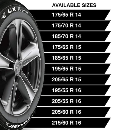 JK Tyre 165/80r14 UX Royale Tyre 
