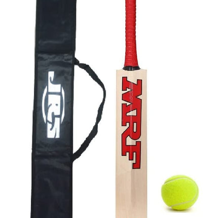 JRS S05 M Popular Willow Cricket Bat Size 6 (12-14 Year Year Old Kids) with Ball Pack of 1, Wood 