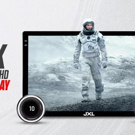 JXL (New Launch) Dual Knob 10.1 Inch 2K FHD Bluetooth Car Android Player/ TS10/Andoid Auto/Apple Car Play/ 4GB/32 GB ROM/AHD Camera 