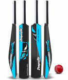 Jaspo Dominator Venom Edition 34 Inches Plastic Cricket Bat+Ball Octopus Grip|Best for Practicing-Recommended to Play with Soft Rubber, Tennis/Wind Ball. 