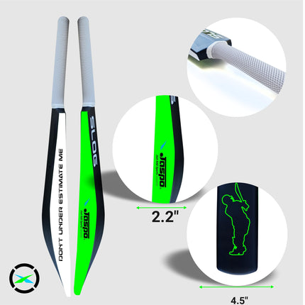Jaspo Slog Plastic Tennis Cricket Bat Full Size Bat (34 X 4.5 Inch) for All Age Group (Slog Cricket Bat) 
