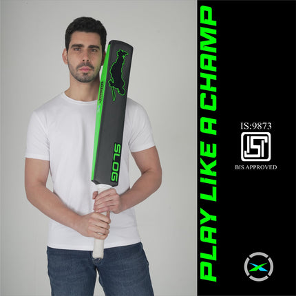 Jaspo Slog Plastic Tennis Cricket Bat Full Size Bat (34 X 4.5 Inch) for All Age Group (Slog Cricket Bat) 