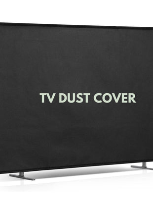 JeJos® Dust Cover for VW (32 inches) Playwall Frameless Series HD Ready Android Smart LED TV VW32F5 | Water-Resistant, Durable, Anti-Dust TV Protector | Keeps Your Device as New Black 