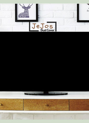 JeJos® Dust Cover for VW (32 inches) Playwall Frameless Series HD Ready Android Smart LED TV VW32F5 | Water-Resistant, Durable, Anti-Dust TV Protector | Keeps Your Device as New Black 