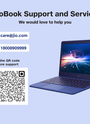 JioBook 11 with Lifetime Office/Android 4G Laptop Mediatek 8788 (JioOS) / Octa-core/ 4GB RAM / 64 eMMC Storage/Thin and Light Laptop (11.6 inch, 990 Grams)/ Dual Band WiFi + SIM/Blue 