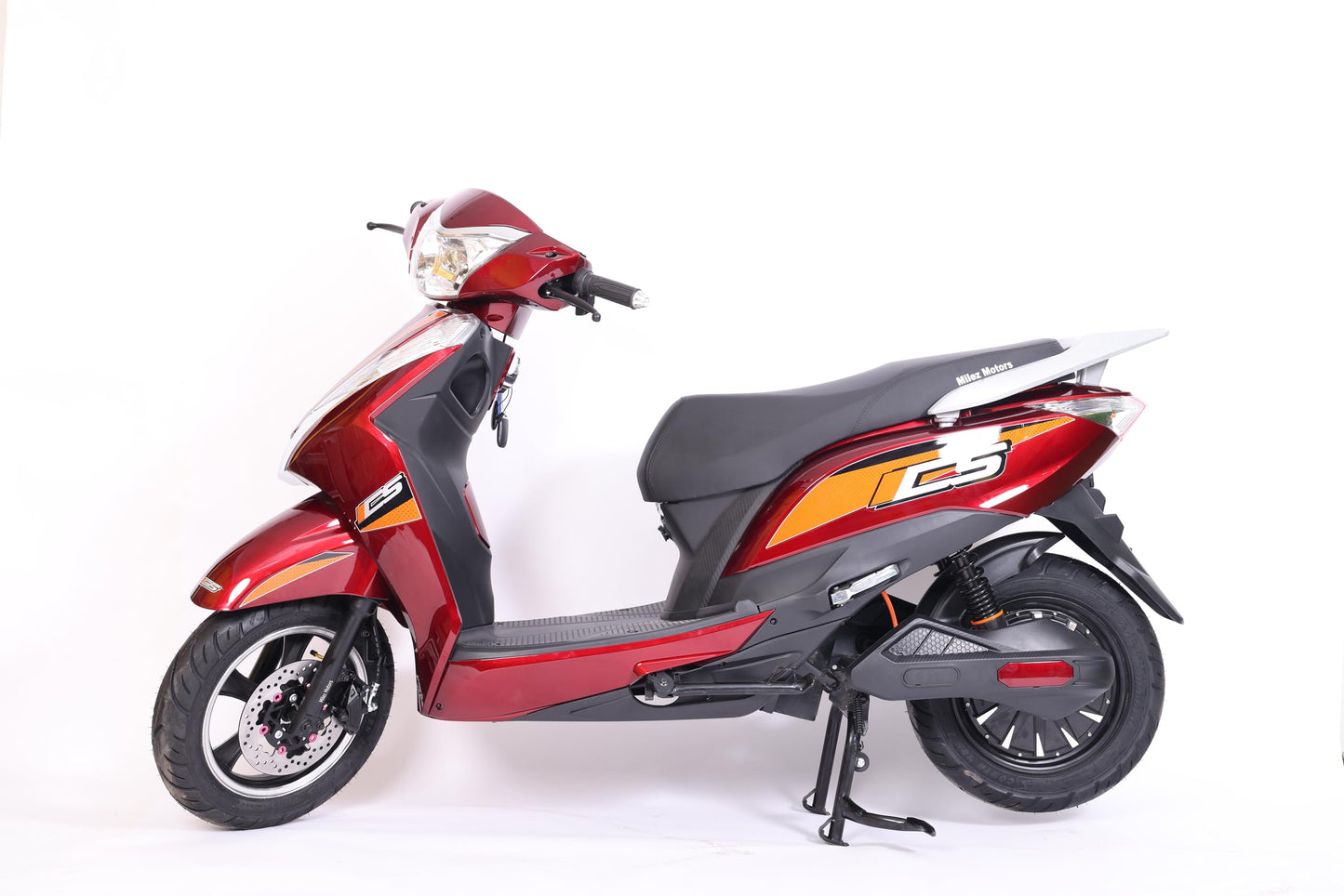 Jozhi CS Red Electric Scooter for City Commute, Lithium Battery, Max Speed 60 kmph, Range 120 km, Foldable Design 