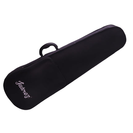 Juarez Legnò Full Size 4/4 Violin Kit, JRV100WH with Bow, Rosin, Fretboard Sticker, Mute, Bridge, Oblong Case, White 