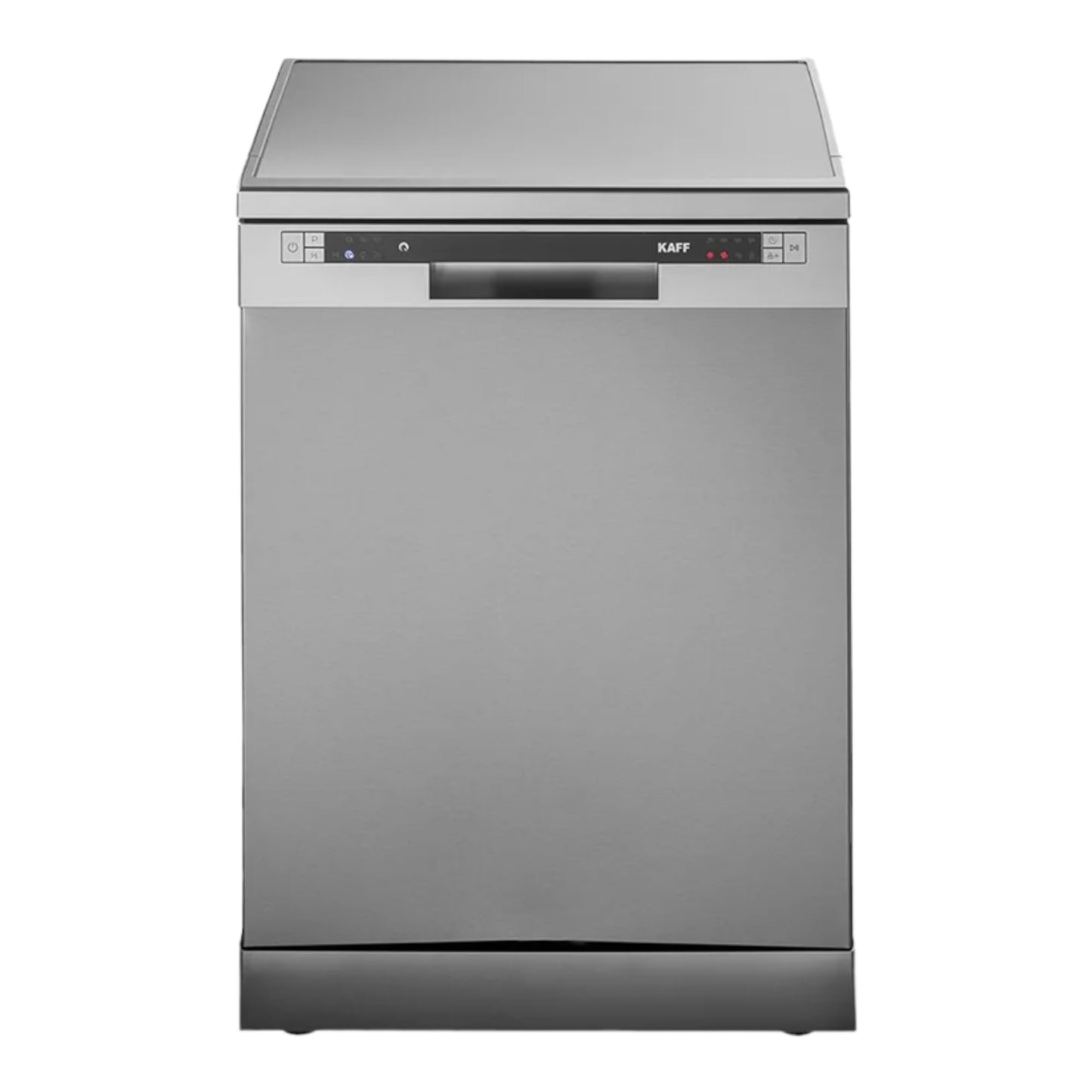 KAFF DW VETRA DX 60 | Three stage filtration, High Energy Efficiency, Quite Operation, Special Glass Wash Program | 12 standard place settings, Free Standing Dishwasher (Silver) 