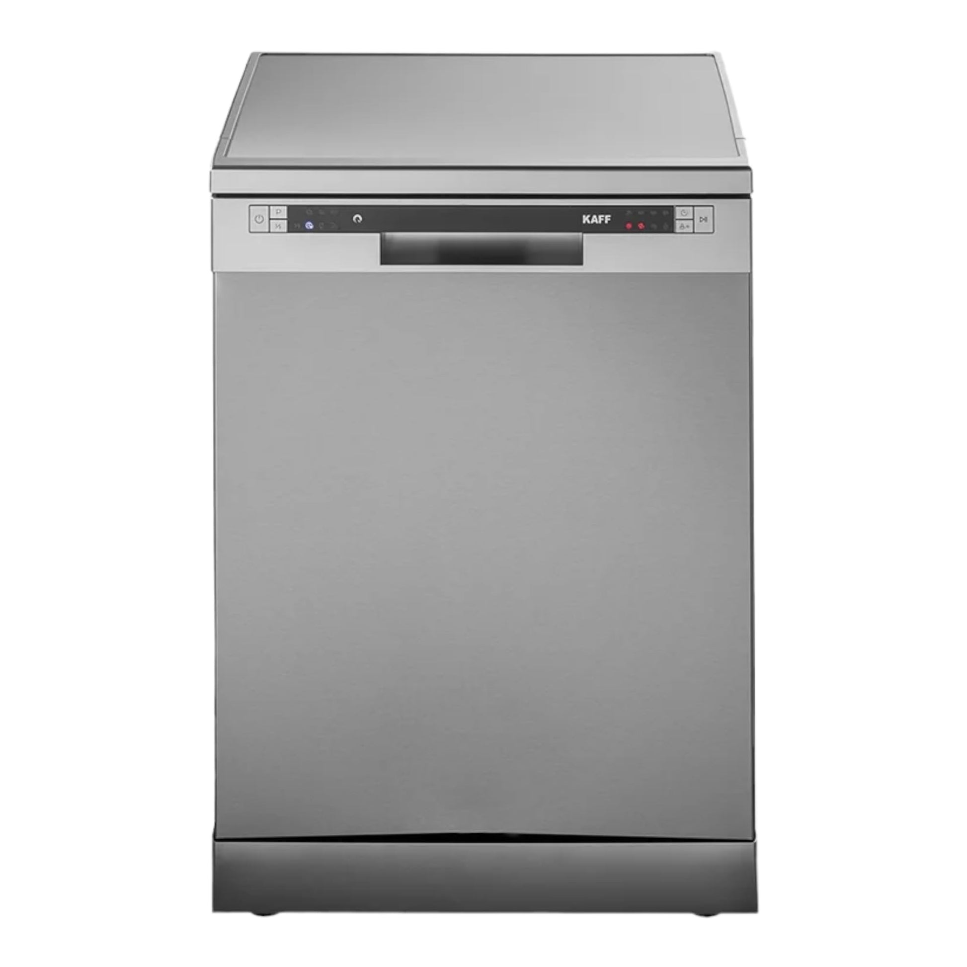 KAFF DW VETRA DX 60 | Three stage filtration, High Energy Efficiency, Quite Operation, Special Glass Wash Program | 12 standard place settings, Free Standing Dishwasher (Silver) 