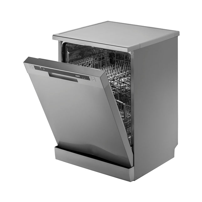 KAFF Vetra 12 Place Setting, Free standing Dishwasher with Intensive Wash, 3 Stage Filtration, A+ Energy Efficiency (DW VETRA 60, Silver) 