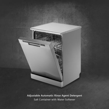 KAFF Vetra 12 Place Setting, Free standing Dishwasher with Intensive Wash, 3 Stage Filtration, A+ Energy Efficiency (DW VETRA 60, Silver) 