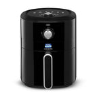 KENT Classic Air Fryer | 1300W Power & 4L Capacity | Fry, Grill, Roast & Bake | Auto Cut-Off | Up To 80% Less Oil Usage | High Temperature & Uniform Heating | Black 