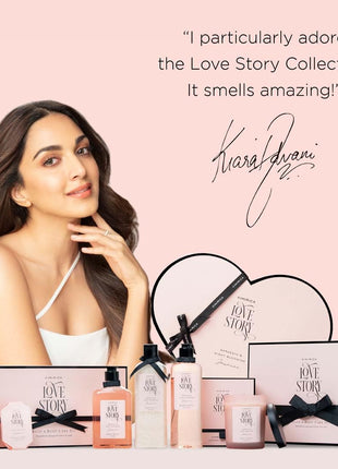 KIMIRICA Gift Set Love Story Moment For Women & Men| Luxury Bath And Body Care Set For Husband & Wife |Birthday Gift Kits|Anniversary To Pamper Your Loved Ones For All Occasion & Ages|Pack Of 7 