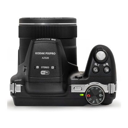 KODAK PIXPRO Astro Zoom AZ528-BK 16 MP Digital Camera with 52x Optical Zoom 24mm Wide Angle Lens 6 fps Burst Shooting 1080P Full HD Video Wi-Fi Connectivity and a 3" LCD Screen (Black) 